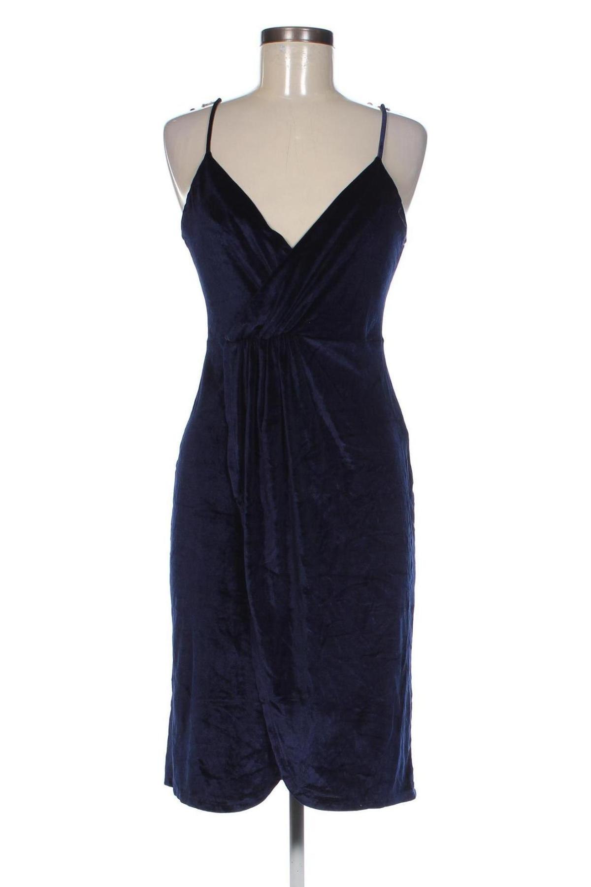 Kleid Stradivarius, Größe L, Farbe Blau, Preis 14,99 €