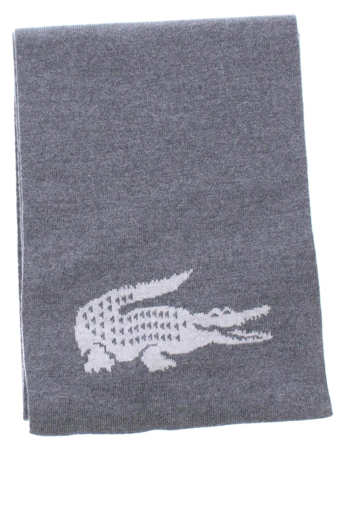 Κασκόλ Lacoste, Χρώμα Γκρί, Τιμή 52,17 €