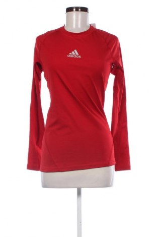 Γυναικεία μπλούζα Adidas, Μέγεθος S, Χρώμα Κόκκινο, Τιμή 17,99 €