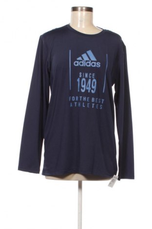 Γυναικεία μπλούζα Adidas, Μέγεθος XXL, Χρώμα Μπλέ, Τιμή 21,99 €