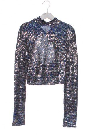 Damen Shirt Bershka, Größe XS, Farbe Silber, Preis 16,00 €