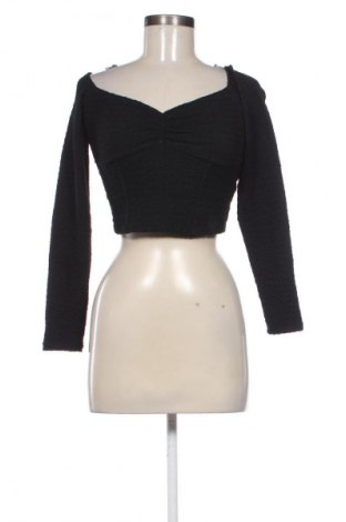 Дамска блуза Bershka, Размер M, Цвят Черен, Цена 19,00 лв.