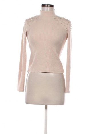 Γυναικεία μπλούζα Bershka, Μέγεθος S, Χρώμα  Μπέζ, Τιμή 9,72 €