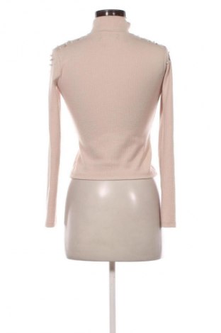 Γυναικεία μπλούζα Bershka, Μέγεθος S, Χρώμα  Μπέζ, Τιμή 9,72 €