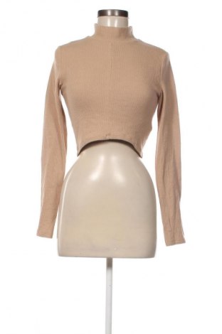 Bluzka damska Bershka, Rozmiar L, Kolor Beżowy, Cena 31,99 zł