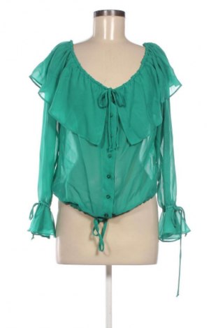 Дамска блуза Charlotte Russe, Размер XS, Цвят Зелен, Цена 19,55 лв.
