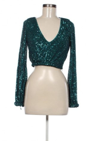 Γυναικεία μπλούζα Club L, Μέγεθος M, Χρώμα Πράσινο, Τιμή 14,99 €