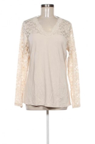 Γυναικεία μπλούζα Comma,, Μέγεθος L, Χρώμα  Μπέζ, Τιμή 35,99 €