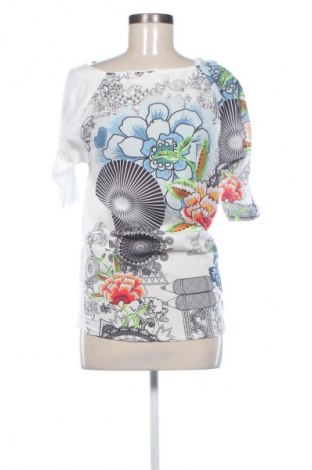 Дамска блуза Desigual, Размер M, Цвят Многоцветен, Цена 48,00 лв.