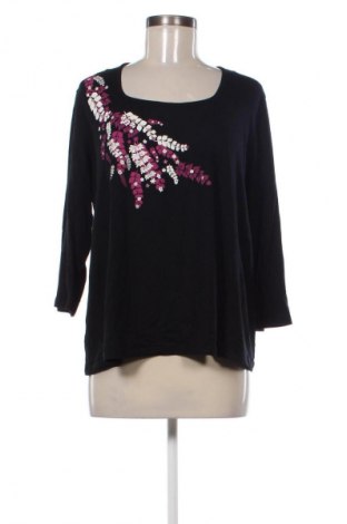Γυναικεία μπλούζα Elvi, Μέγεθος XL, Χρώμα Μαύρο, Τιμή 14,99 €