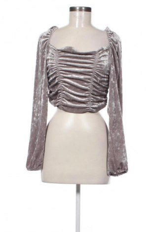 Γυναικεία μπλούζα H&M Divided, Μέγεθος L, Χρώμα Γκρί, Τιμή 5,99 €