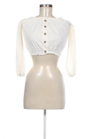 Дамска блуза H&M Divided, Размер XS, Цвят Бял, Цена 11,99 лв.