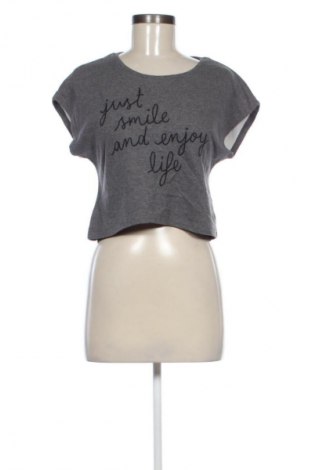 Γυναικεία μπλούζα IKKS, Μέγεθος S, Χρώμα Γκρί, Τιμή 31,99 €