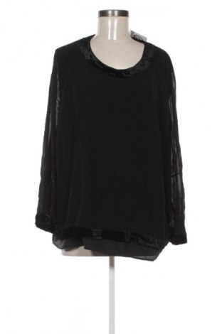 Γυναικεία μπλούζα Marina Rinaldi, Μέγεθος XXL, Χρώμα Μαύρο, Τιμή 38,99 €