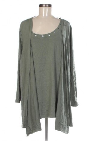 Γυναικεία μπλούζα Mia Moda, Μέγεθος XXL, Χρώμα Πράσινο, Τιμή 19,99 €