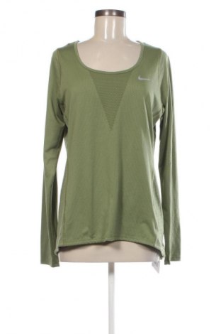 Дамска блуза Nike, Размер L, Цвят Зелен, Цена 37,99 лв.