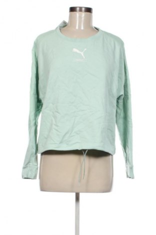 Γυναικεία μπλούζα PUMA, Μέγεθος M, Χρώμα Πράσινο, Τιμή 19,99 €