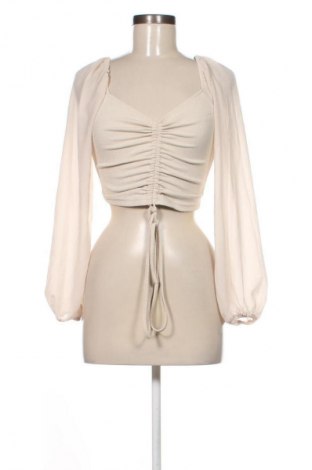 Дамска блуза SHEIN, Размер S, Цвят Бежов, Цена 17,99 лв.