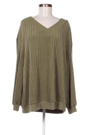 Bluzka damska SHEIN, Rozmiar 3XL, Kolor Zielony, Cena 37,99 zł