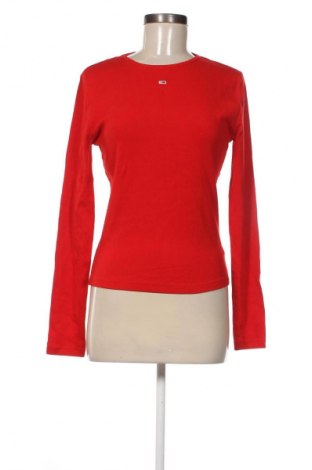 Bluză de femei Tommy Jeans, Mărime L, Culoare Roșu, Preț 190,99 Lei