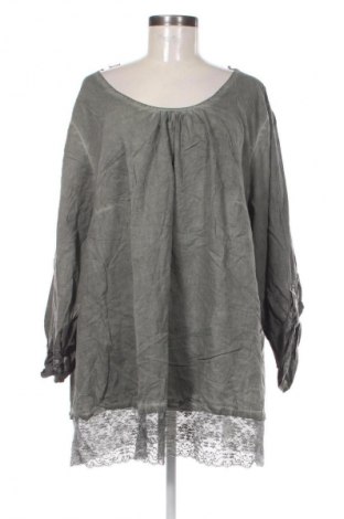 Дамска блуза Ulla Popken, Размер 4XL, Цвят Зелен, Цена 23,99 лв.