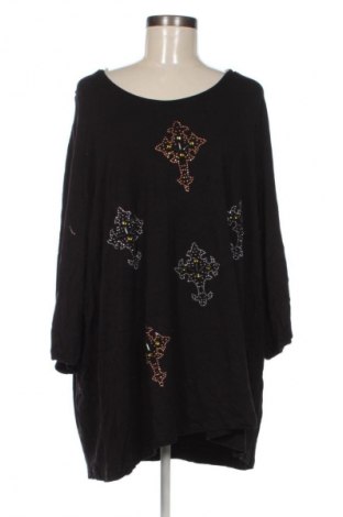 Damen Shirt Ulla Popken, Größe 3XL, Farbe Schwarz, Preis 24,99 €