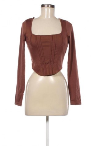 Дамска блуза Unbranded, Размер S, Цвят Кафяв, Цена 10,99 лв.