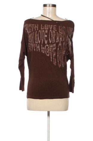 Дамска блуза Kikiriki, Размер M, Цвят Кафяв, Цена 14,99 лв.