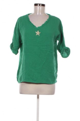 Дамска блуза Unbranded, Размер S, Цвят Зелен, Цена 17,99 лв.