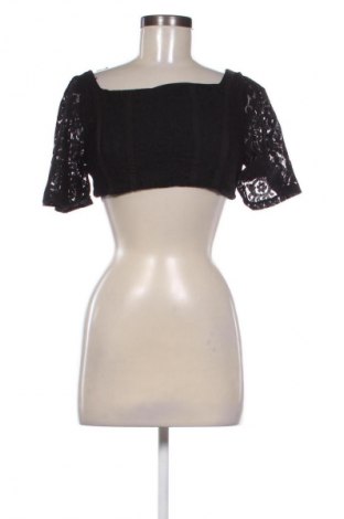 Дамска блуза Zara, Размер M, Цвят Черен, Цена 45,98 лв.