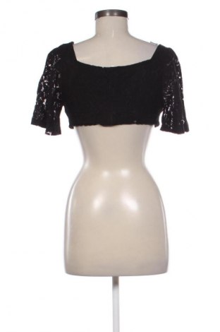 Дамска блуза Zara, Размер M, Цвят Черен, Цена 45,98 лв.