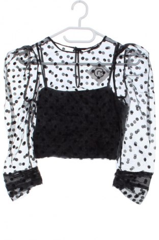 Дамска блуза Zara, Размер XS, Цвят Черен, Цена 73,15 лв.