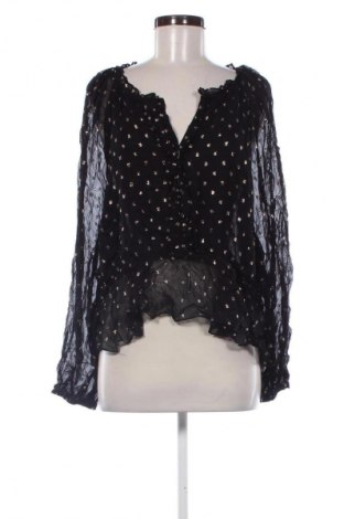 Дамска блуза Zara, Размер XXL, Цвят Черен, Цена 28,99 лв.