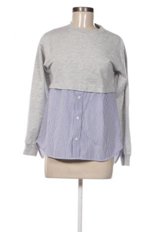 Дамска блуза Zara, Размер M, Цвят Сив, Цена 15,99 лв.