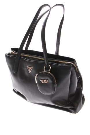 Дамска чанта Guess, Цвят Черен, Цена 269,99 лв.