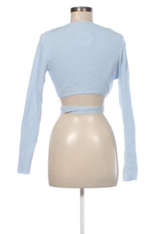 Damen Strickjacke Bershka, Größe L, Farbe Blau, Preis 7,99 €