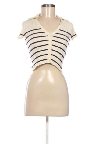 Дамска жилетка Bershka, Размер S, Цвят Многоцветен, Цена 26,99 лв.