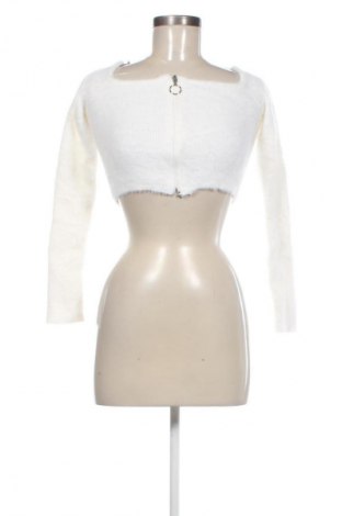 Damen Strickjacke Bershka, Größe S, Farbe Ecru, Preis 13,99 €