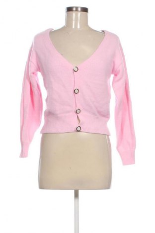 Дамска жилетка FullaModa, Размер M, Цвят Розов, Цена 22,99 лв.