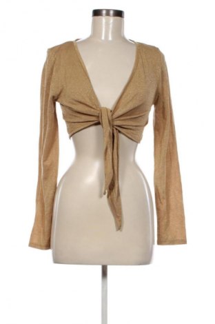 Дамска жилетка H&M, Размер M, Цвят Златист, Цена 13,99 лв.