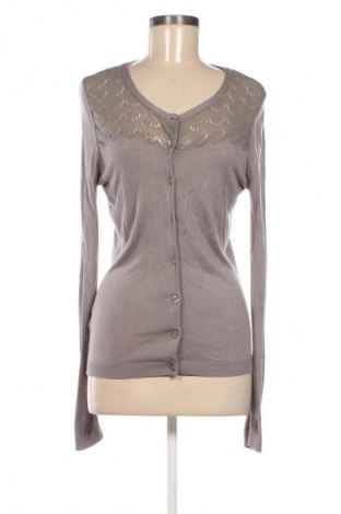Γυναικεία ζακέτα Saint Tropez, Μέγεθος L, Χρώμα Γκρί, Τιμή 14,99 €