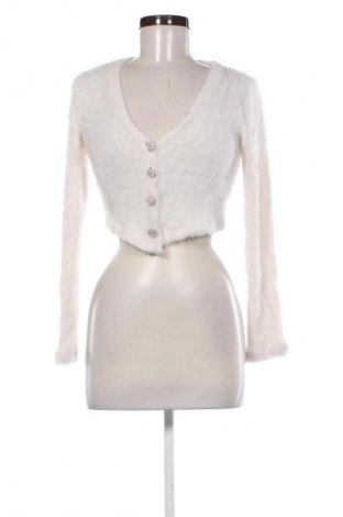 Damen Strickjacke Stradivarius, Größe S, Farbe Weiß, Preis € 7,99