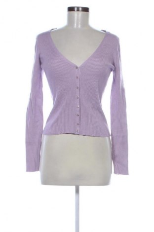 Damen Strickjacke Stradivarius, Größe M, Farbe Lila, Preis 13,99 €