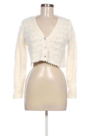 Damen Strickjacke Sweewe, Größe M, Farbe Weiß, Preis 13,99 €