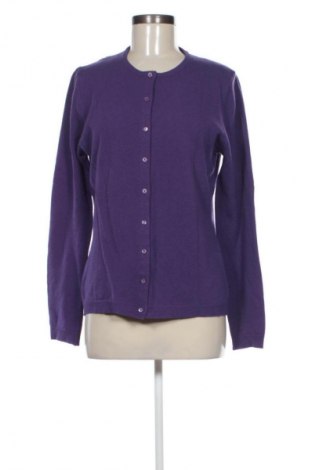 Γυναικεία ζακέτα United Colors Of Benetton, Μέγεθος L, Χρώμα Βιολετί, Τιμή 21,00 €