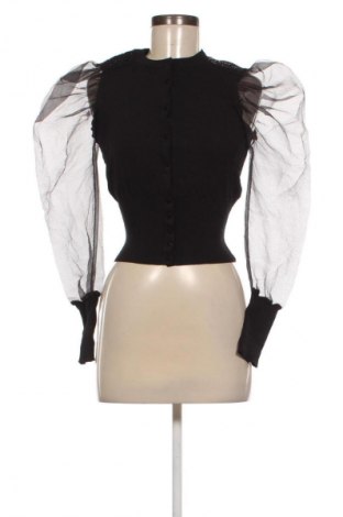 Дамска жилетка Zara, Размер M, Цвят Черен, Цена 20,99 лв.