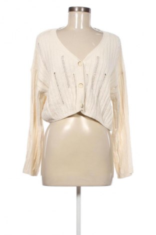 Damen Strickjacke Zara, Größe S, Farbe Ecru, Preis 14,99 €