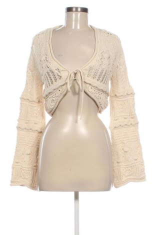 Дамска жилетка Zara, Размер S, Цвят Екрю, Цена 21,99 лв.