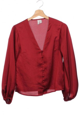 Γυναικείο πουκάμισο ASOS, Μέγεθος XXS, Χρώμα Κόκκινο, Τιμή 10,99 €