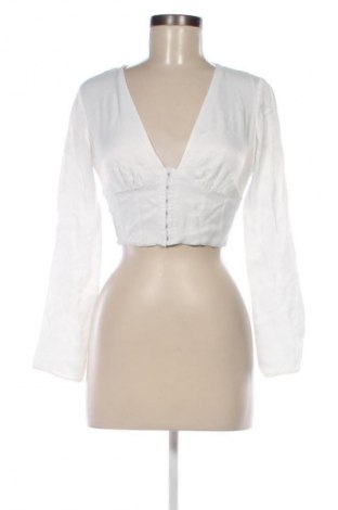 Damenbluse Bershka, Größe S, Farbe Weiß, Preis 11,99 €